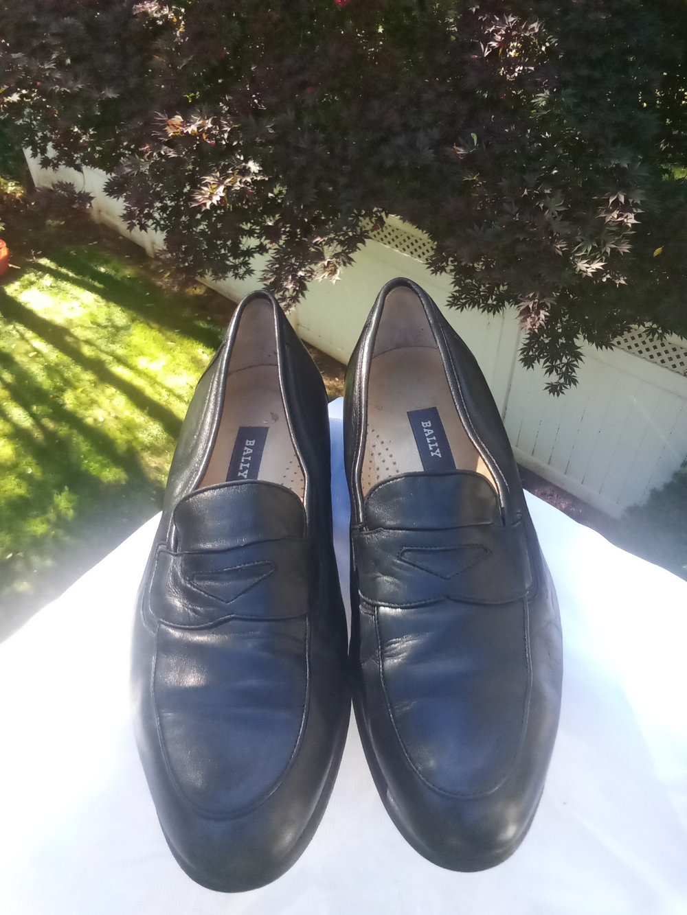 Bally Ramando Men’s Black  Leather Penny Loafers Size 9.5 Preppy Classic VTG